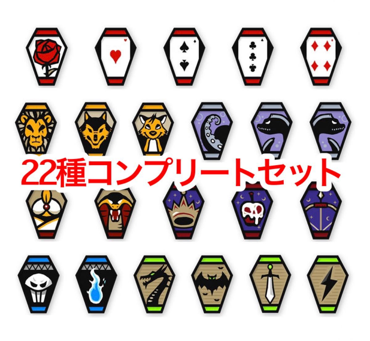 ディズニー ツイステッドワンダーランド キャラクターアイコンピンズ