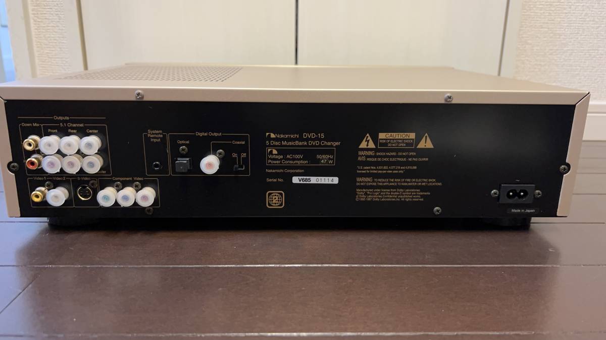 Nakamichi DVD-15 Musicbank DVDチェンジャー ナカミチ