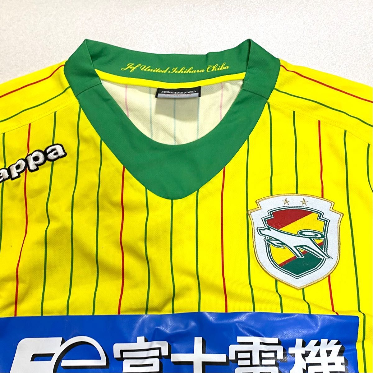 ジェフ千葉サッカーゲームシャツ半袖 サイズM ジェフ千葉サッカー