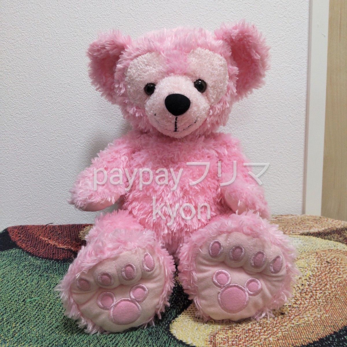 WDWディズニーベア プリンセスダッフィー ワッフルダッフィー ピンク