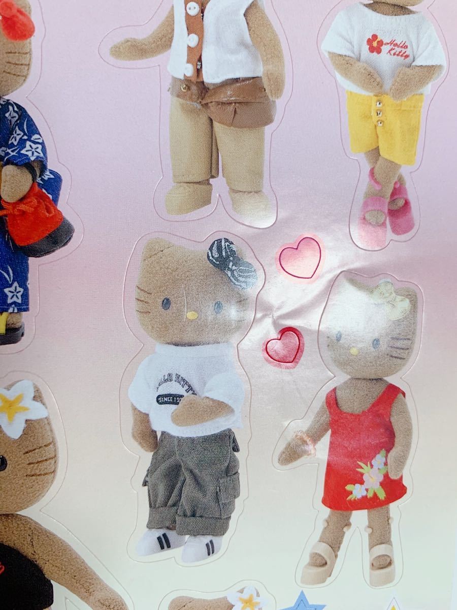 ③ 難あり ハローキティ ドレスアップコレクション シール 足長 日焼け