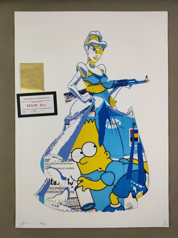 Yahoo!オークション - DEATH NYC アートポスター45 【限定100枚】 ディ