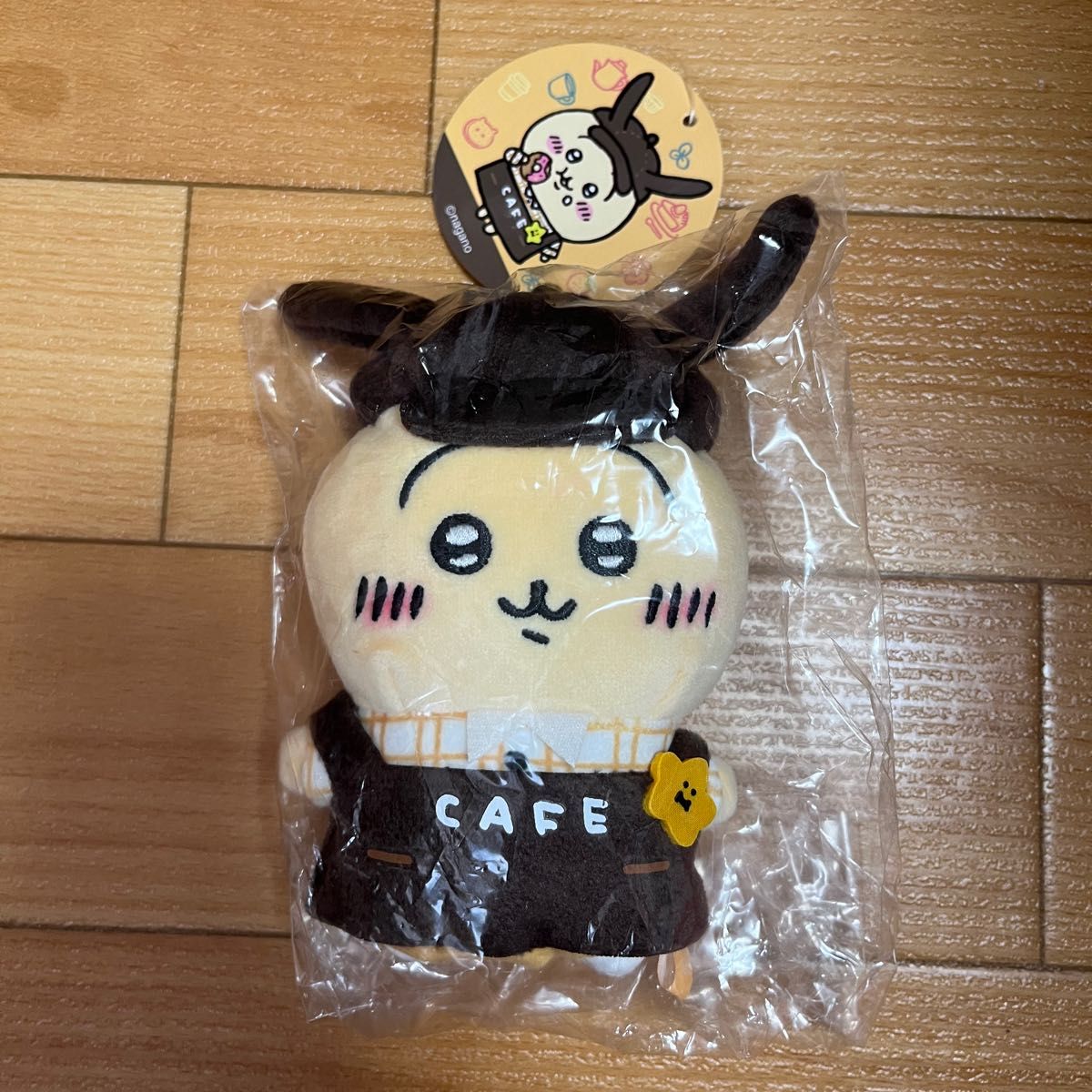 ちいかわカフェ うさぎ カフェのコックさんマスコット ちいかわ カフェ