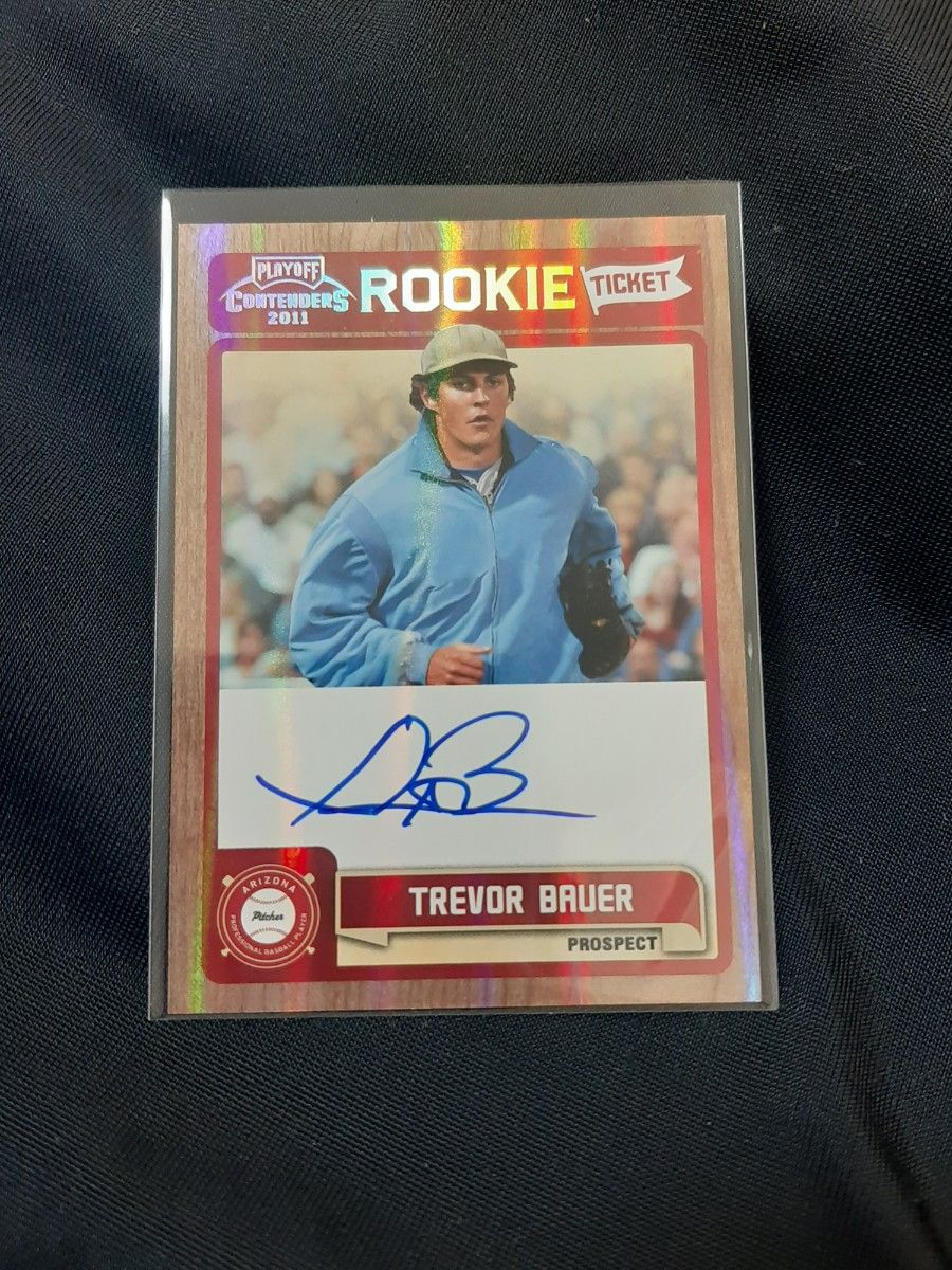 RC Trevor Bauer 直書きサイン on card auto インスク