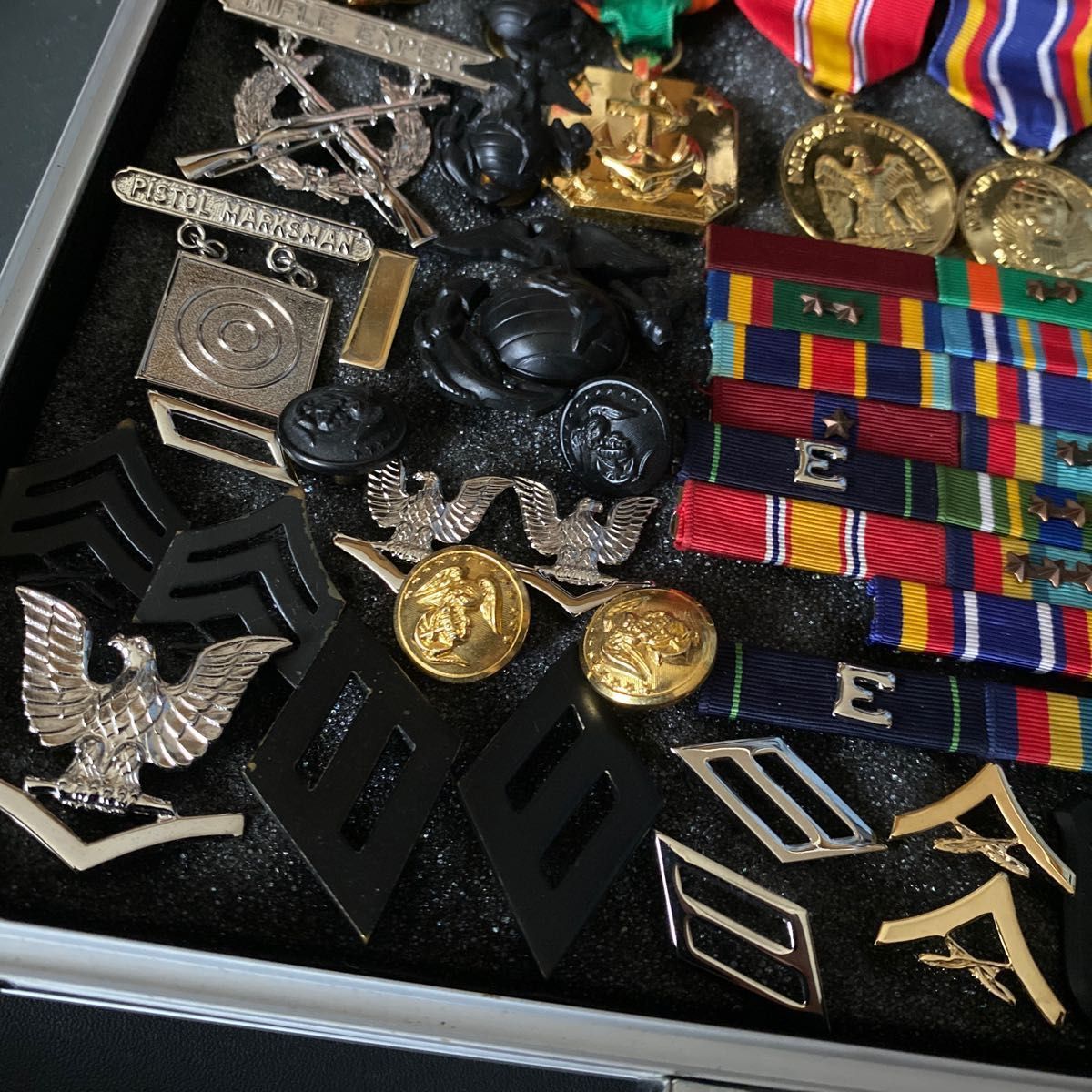 米軍 階級章 勲章セット アルミケース付き｜Yahoo!フリマ（旧PayPay