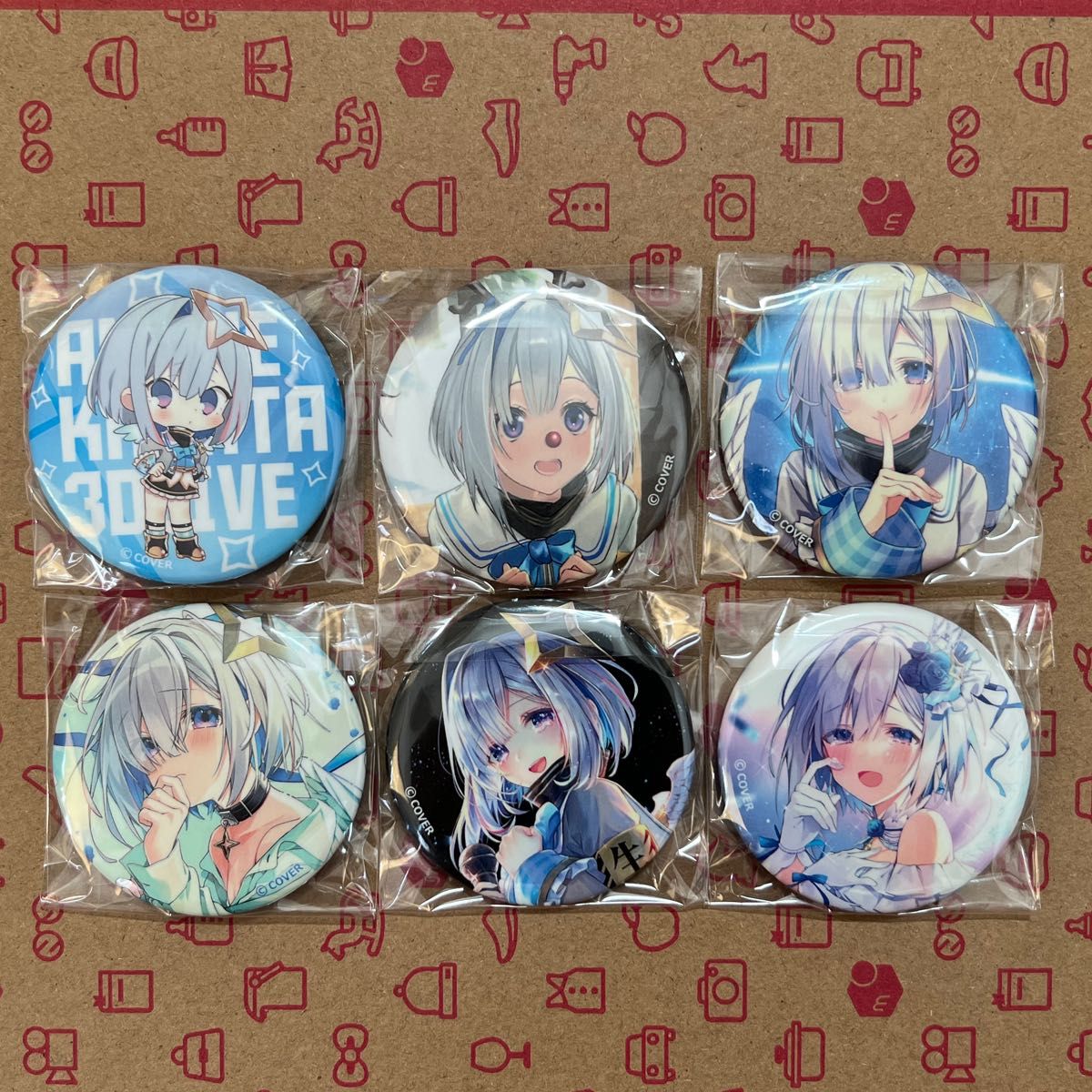 天音かなた 3Dライブ記念グッズ 缶バッジ6種 まとめ｜Yahoo!フリマ（旧