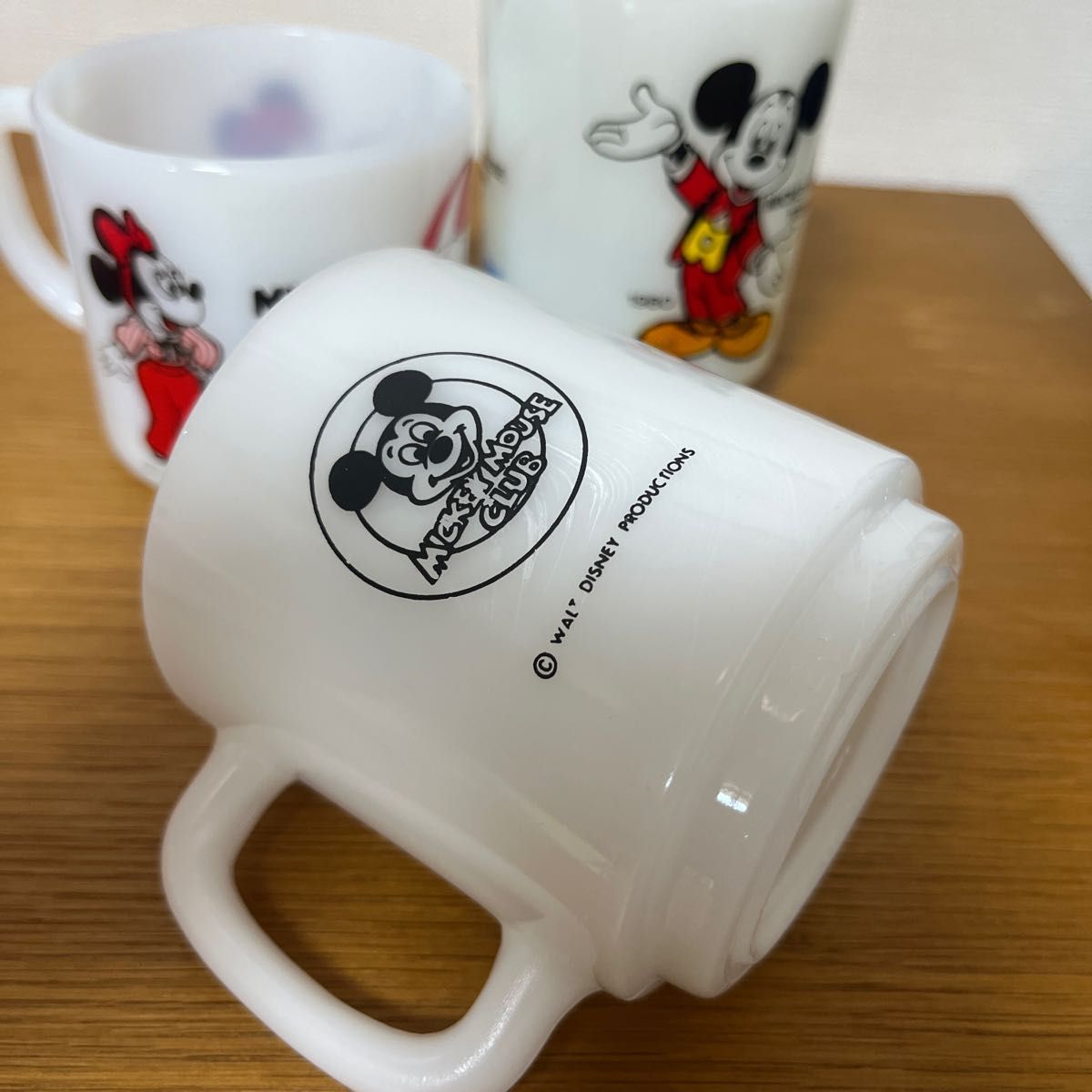 ヴィンテージ ファイヤーキング ディズニー ミッキー マグ 陶器