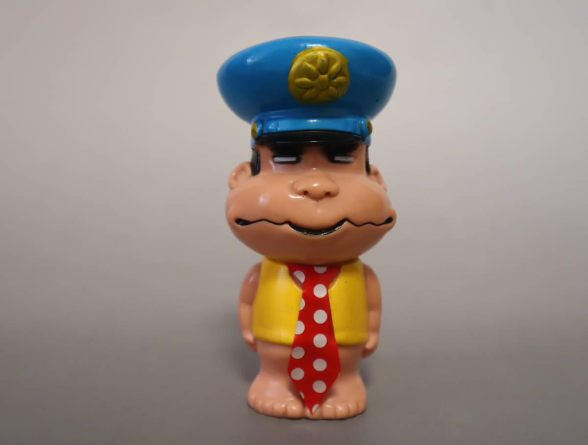 ○ヴィンテージ希少品○こまわり君(がきデカ)○ソフビ貯金箱の頭部のみ