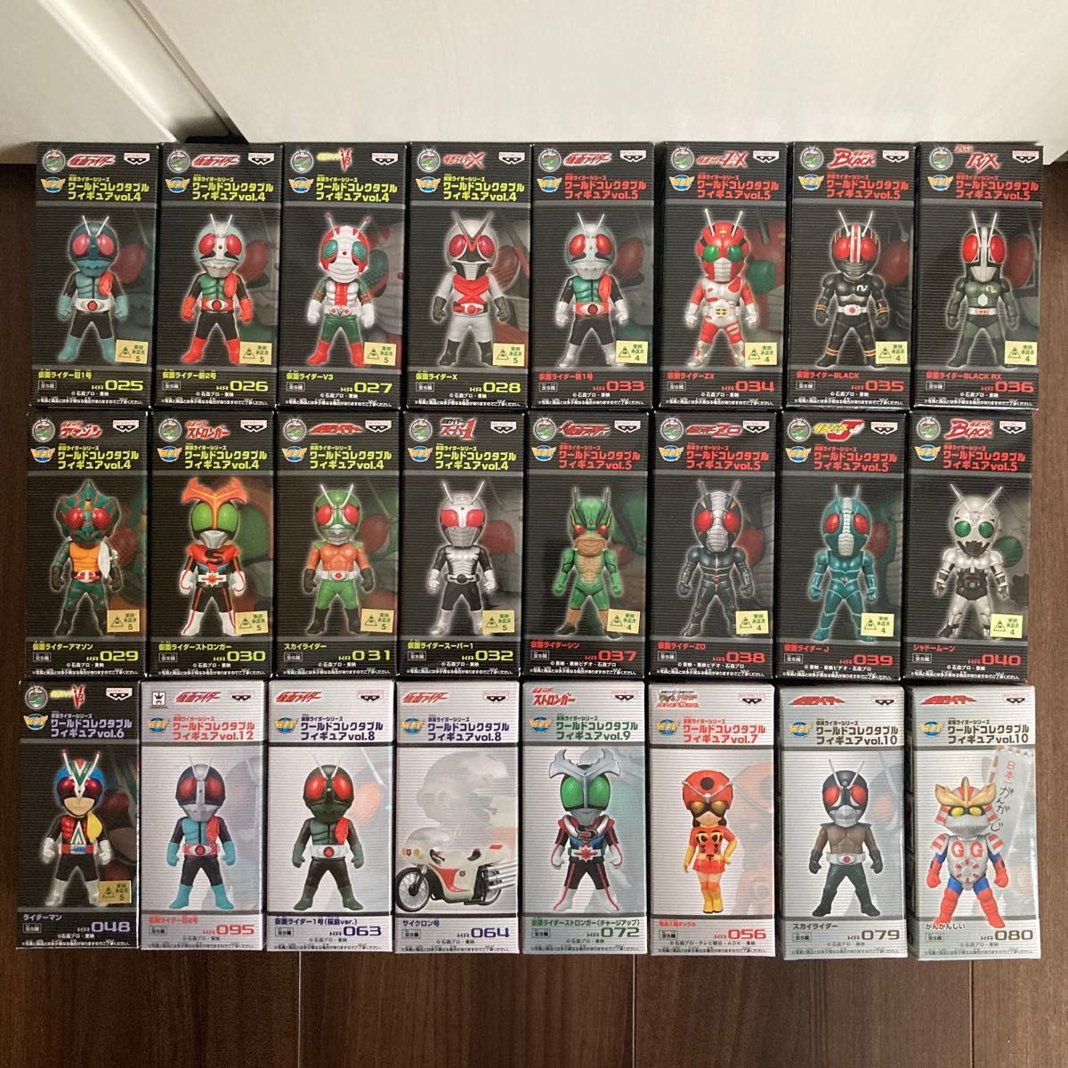 仮面ライダー WCFフィギュア 24体セットワーコレ