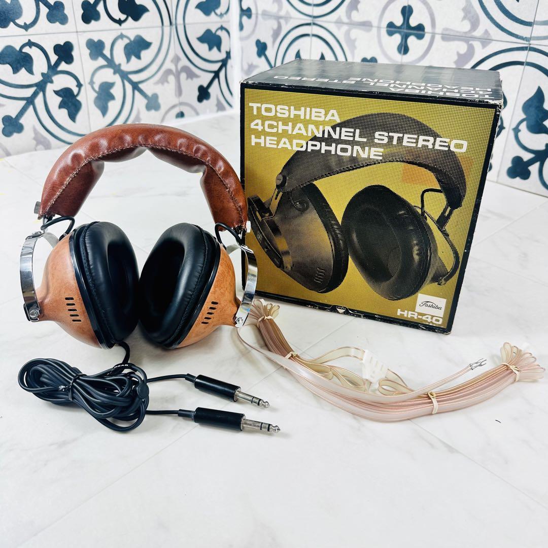 TOSHIBA HP-40X 4チャンネルヘッドフォン TOSHIBA HP-40X 4チャンネル