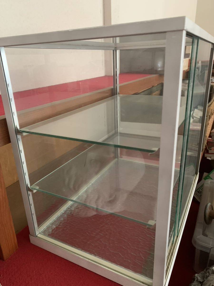 昭和レトロ 3段ガラスショーケース コレクションケース 店舗什器