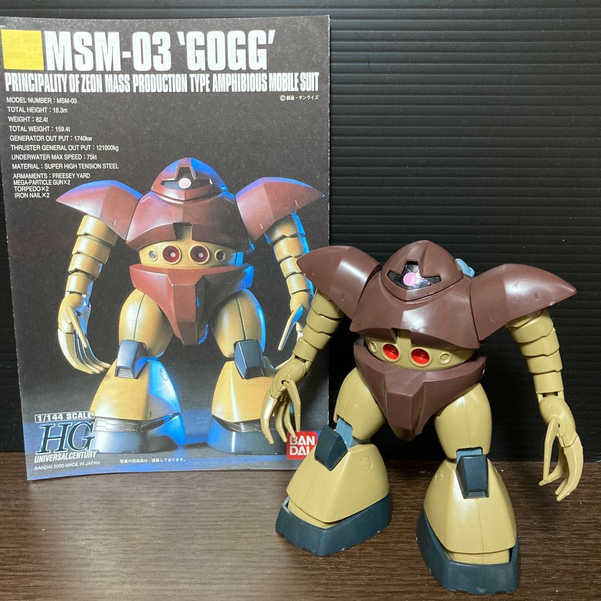 HGUC】MSM-03ゴッグ ガンプラ ジャンク 組立済み完成品 【公式通販】