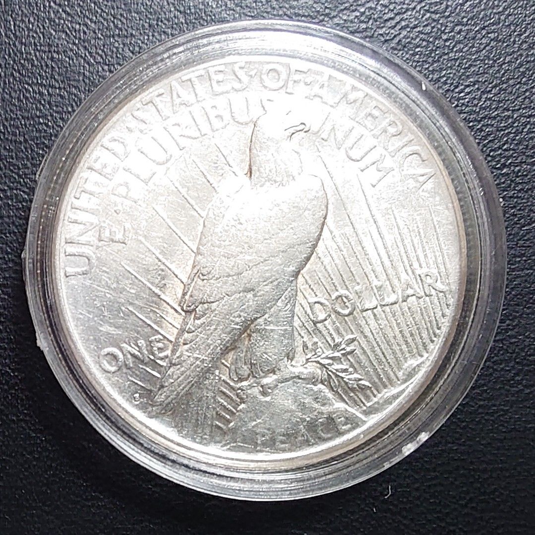1922年ピースダラー アメリカ銀貨 silver900 比重10 1 本物｜Yahoo