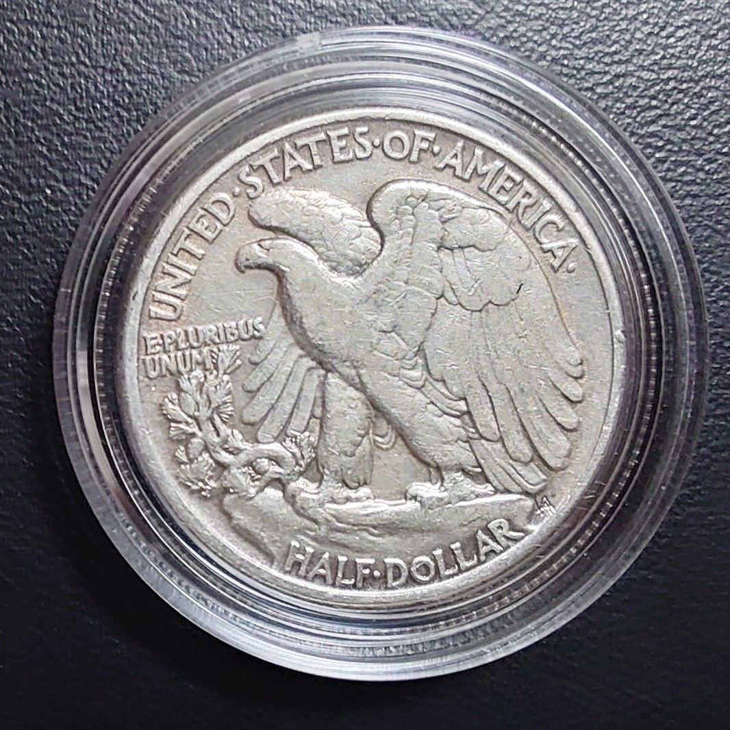 1945年アメリカ銀貨 ウォーキングリバティ ハーフダラー silver900