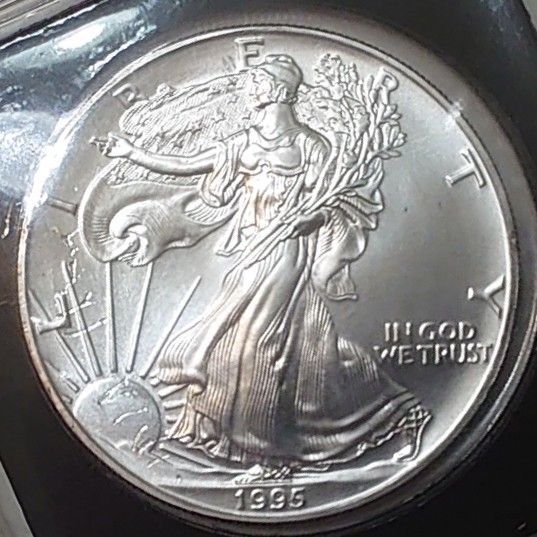 1995年アメリカ銀貨 1オンス銀貨 ウォーキングリバティ シルバー
