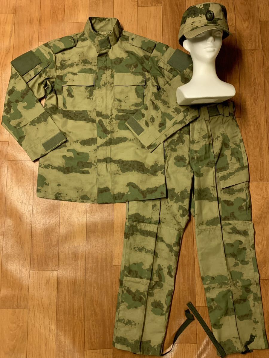 ロシア軍 実物 BTK製 国家親衛隊 特殊部隊用 Mox迷彩服 48-2 Amazon.co