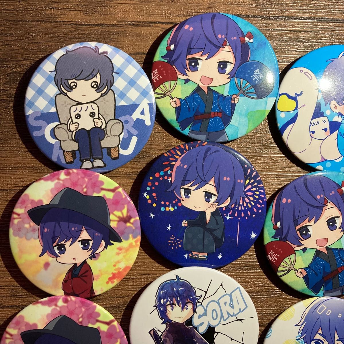 そらる そらる 缶バッチ スタプラ 缶バッジ そらる祭りくじ