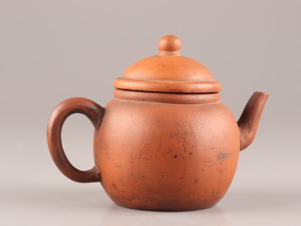 三本足獅壺 煎茶道具 中国古美術 紫砂壺・紫泥急須・茶壺・