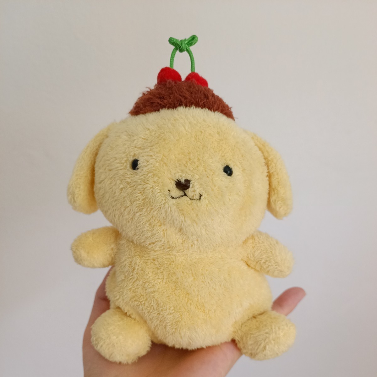 ポムポムプリン ぬいぐるみ 初期 レア レトロ 美品】ポムポムプリン