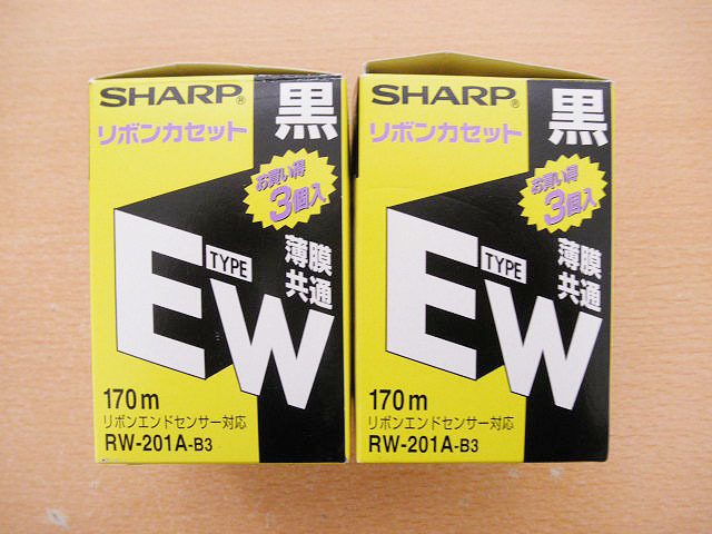 ✨ワープロ用 EWタイプ リボンカセット 5個 TY-EW-BK 黒 ✨ワープロ用