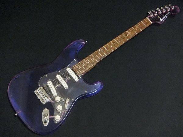 Barclay エレキギター 青 ストラトキャスタータイプ