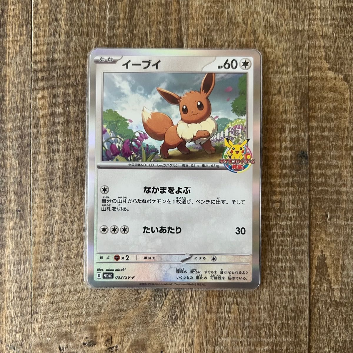 イーブイ：ポケモンカードゲーム教室 PROMO SV-Pプロモカード 033