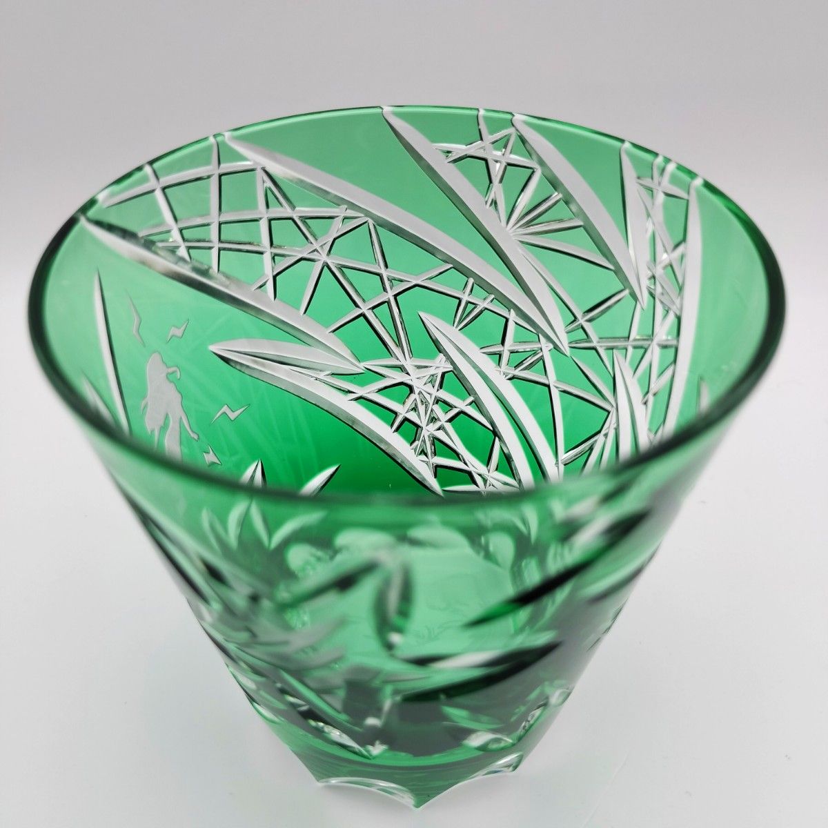 超美品 うる星やつら ラムちゃん 江戸切子グラス 限定品（切子 江戸