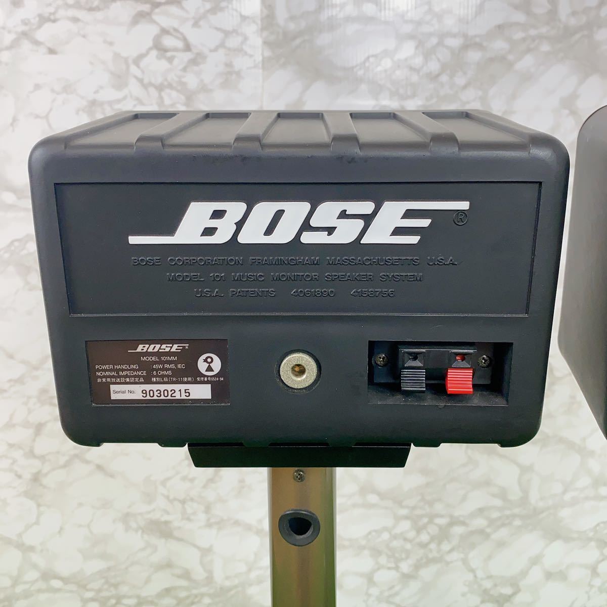 BOSE 101MM 連番 白ロゴ 鳥マーク スピーカー スタンド PS-15｜Yahoo
