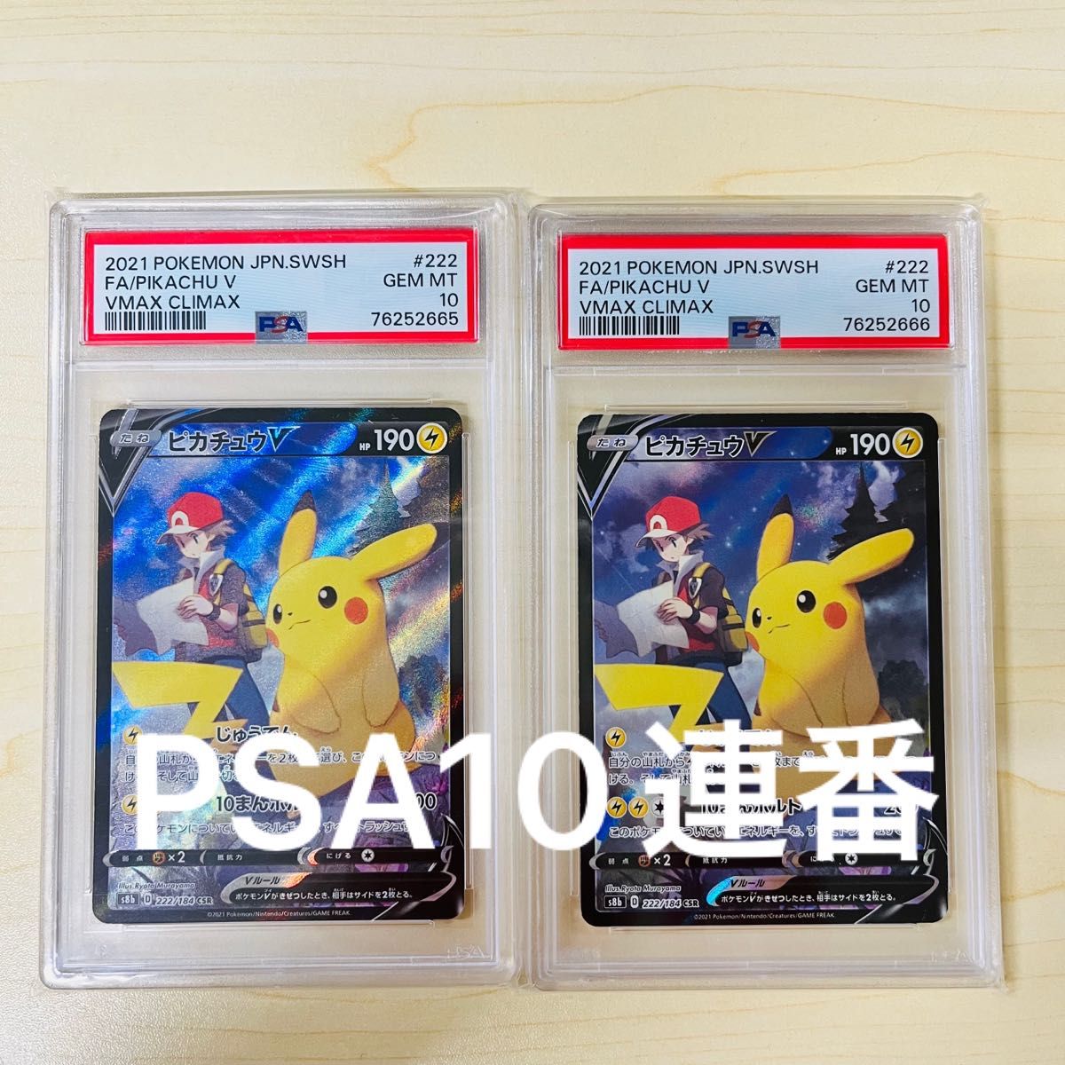 Classic ピカチュウ＆ライチュウセット【連番】 Classic ピカチュウ