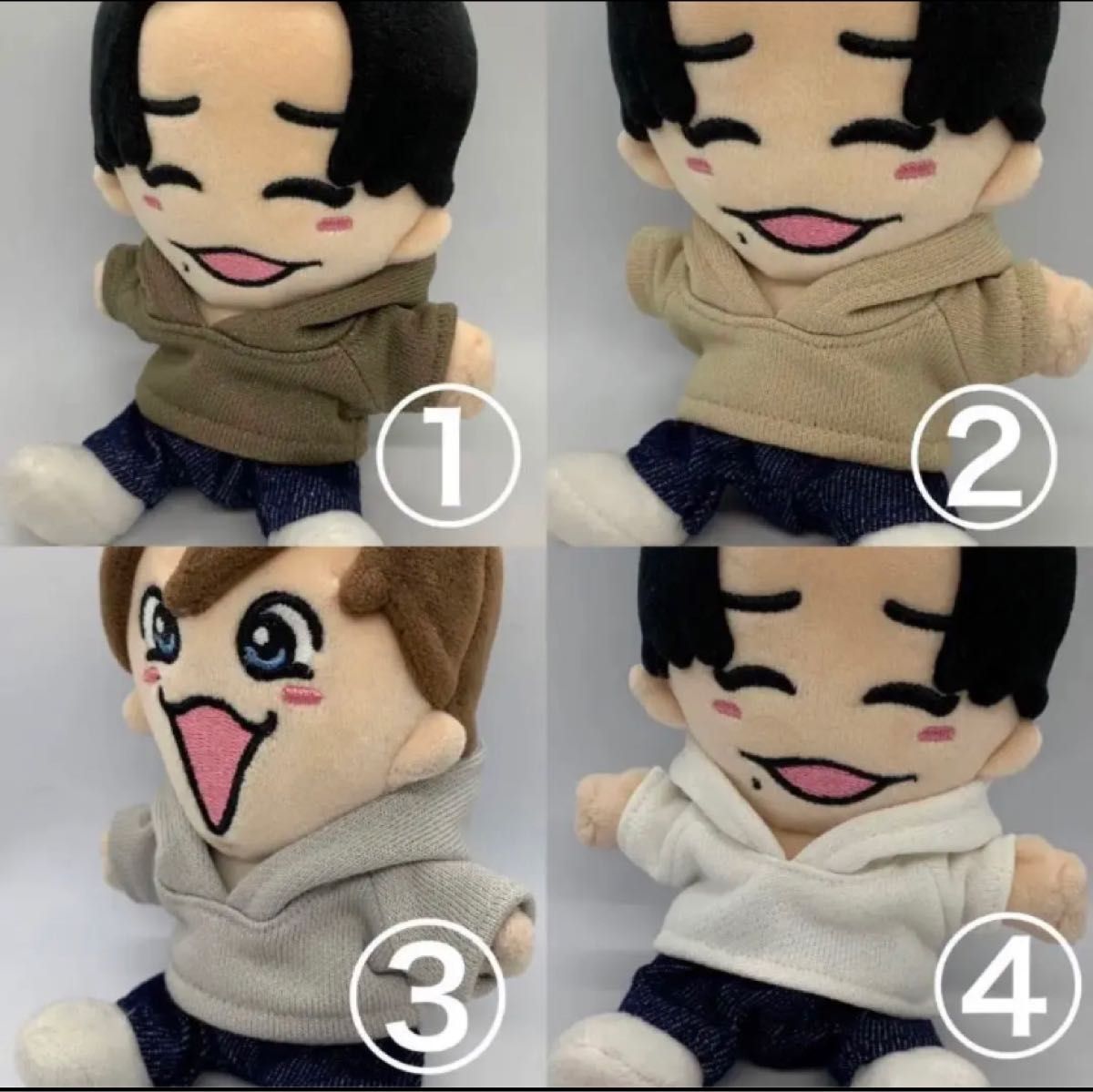 ちびぬいちゃんのパーカー&オーバーオール 1543