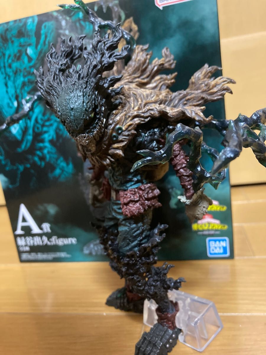 ヒロアカ 一番くじ 仲間 A賞 緑谷出久 黒デク フィギュア 箱に外傷あり