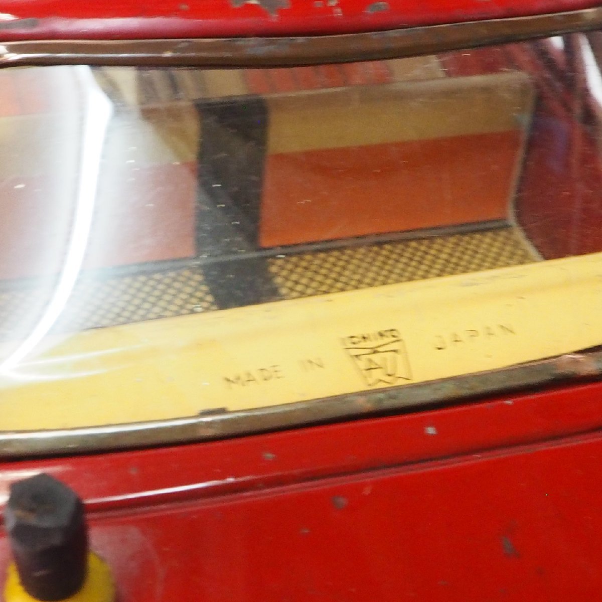 イチコー【初代 日産シルビア赤フリクション】当時物ブリキ製 自動車