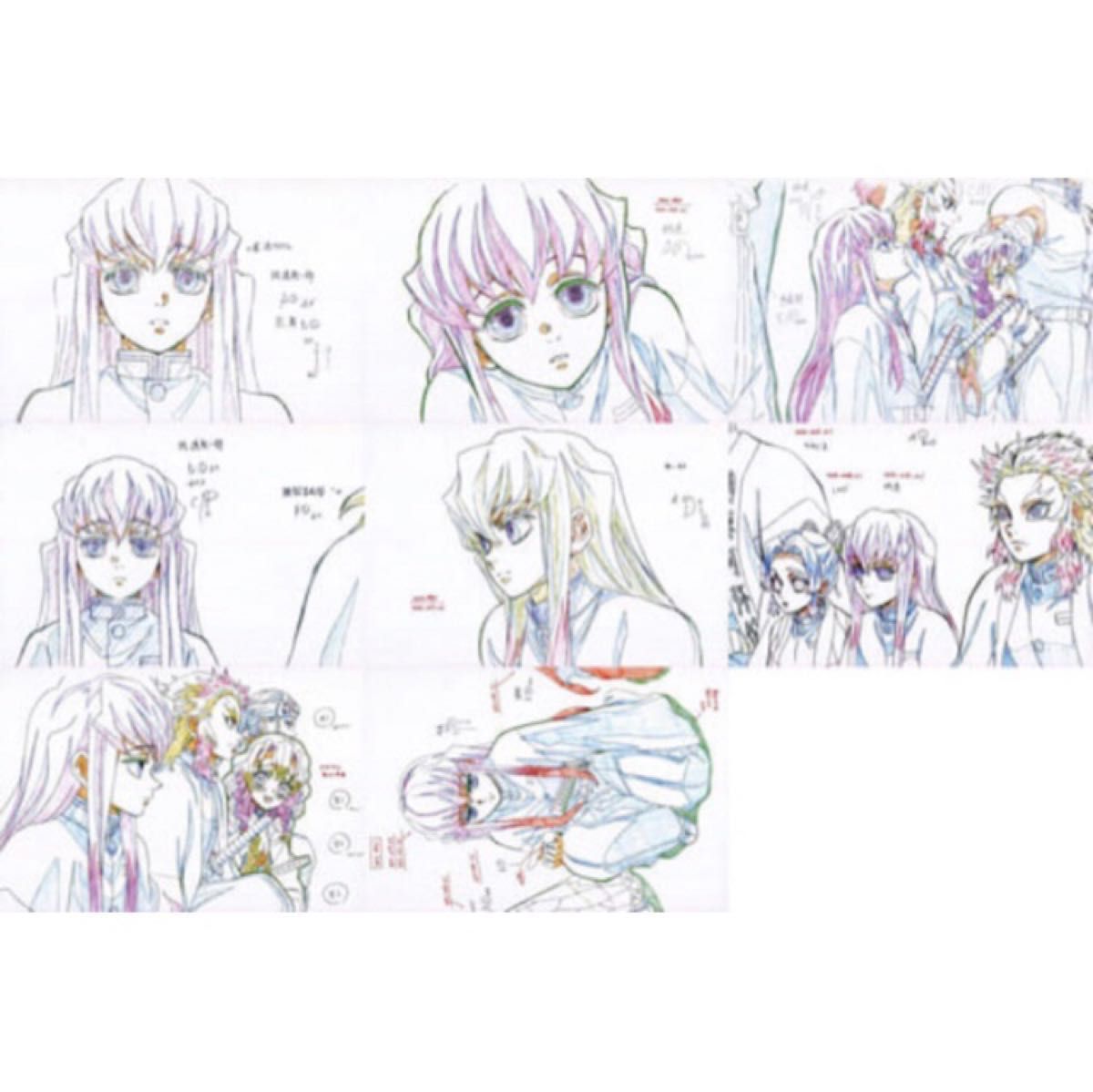 鬼滅の刃 時透無一郎 柱展 原画ポストカード まとめ売り 鬼滅の刃 柱展