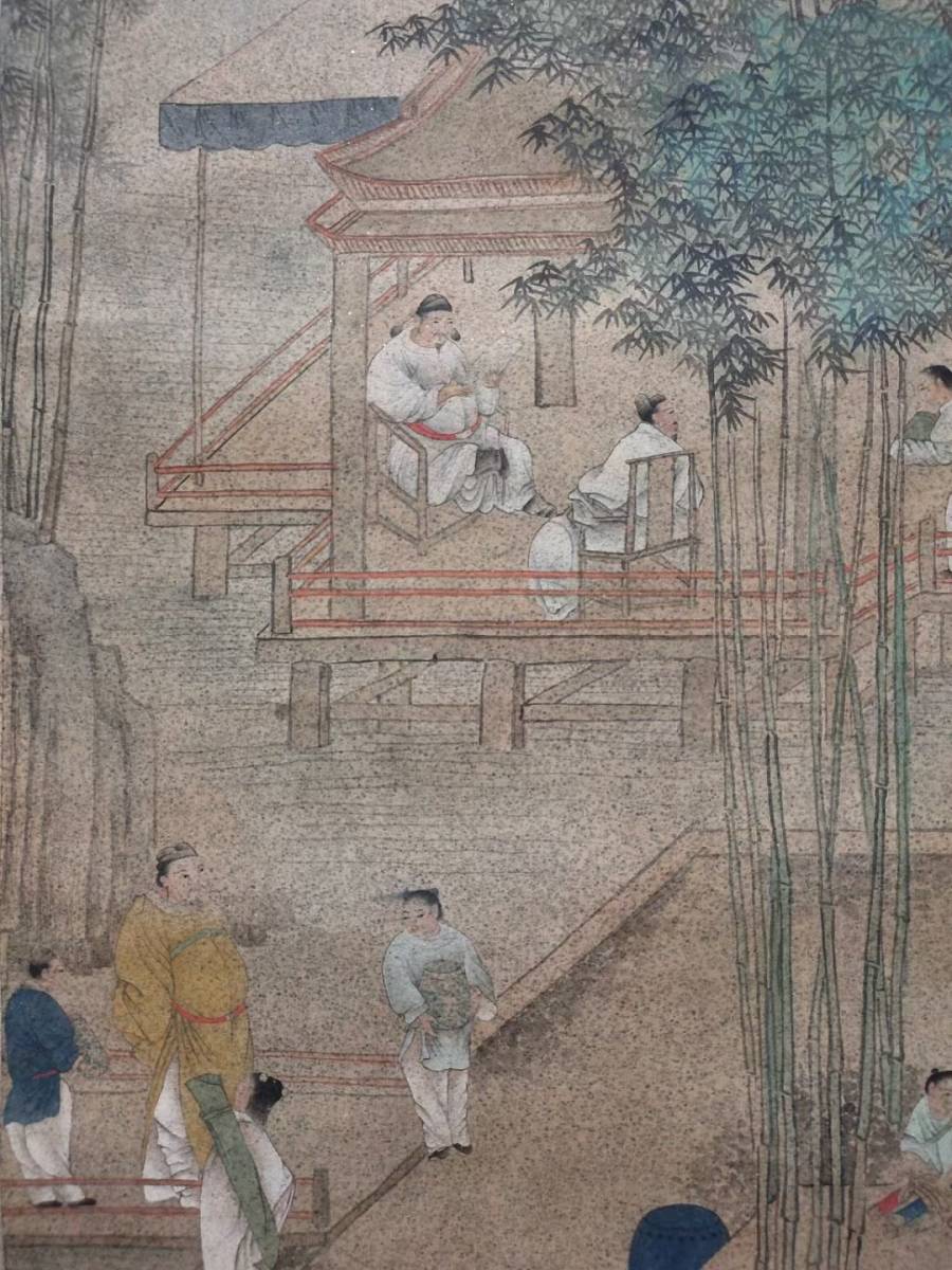 骨董】掛け軸 松上の鷹 肉筆 桐箱入り 骨董】掛け軸 松上の鷹 肉筆