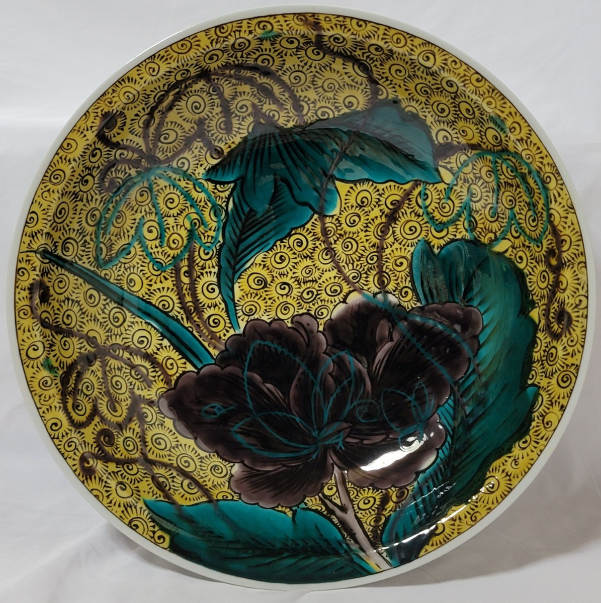 松本佐吉 九谷焼 皿 小皿 和皿 骨董品 アンティーク 松本佐吉 九谷焼