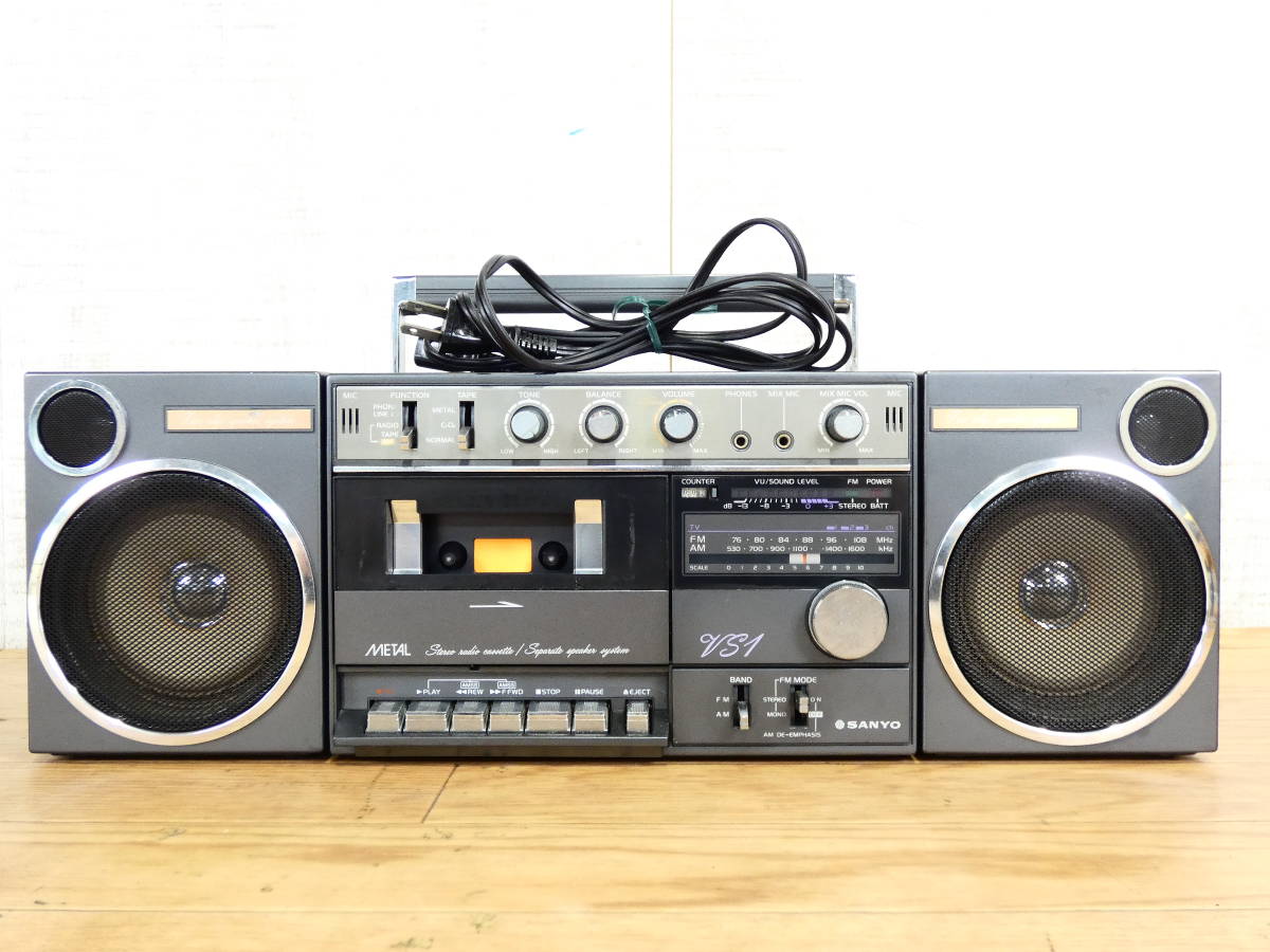 Yahoo!オークション - SANYO サンヨー MR-VS1 カセットテープ ラジオ F