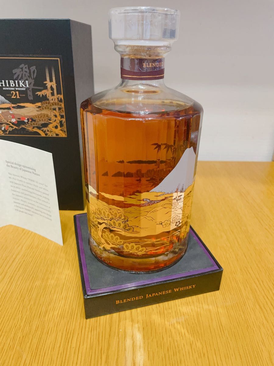 21年意匠ボトル花鳥風月 空瓶セット