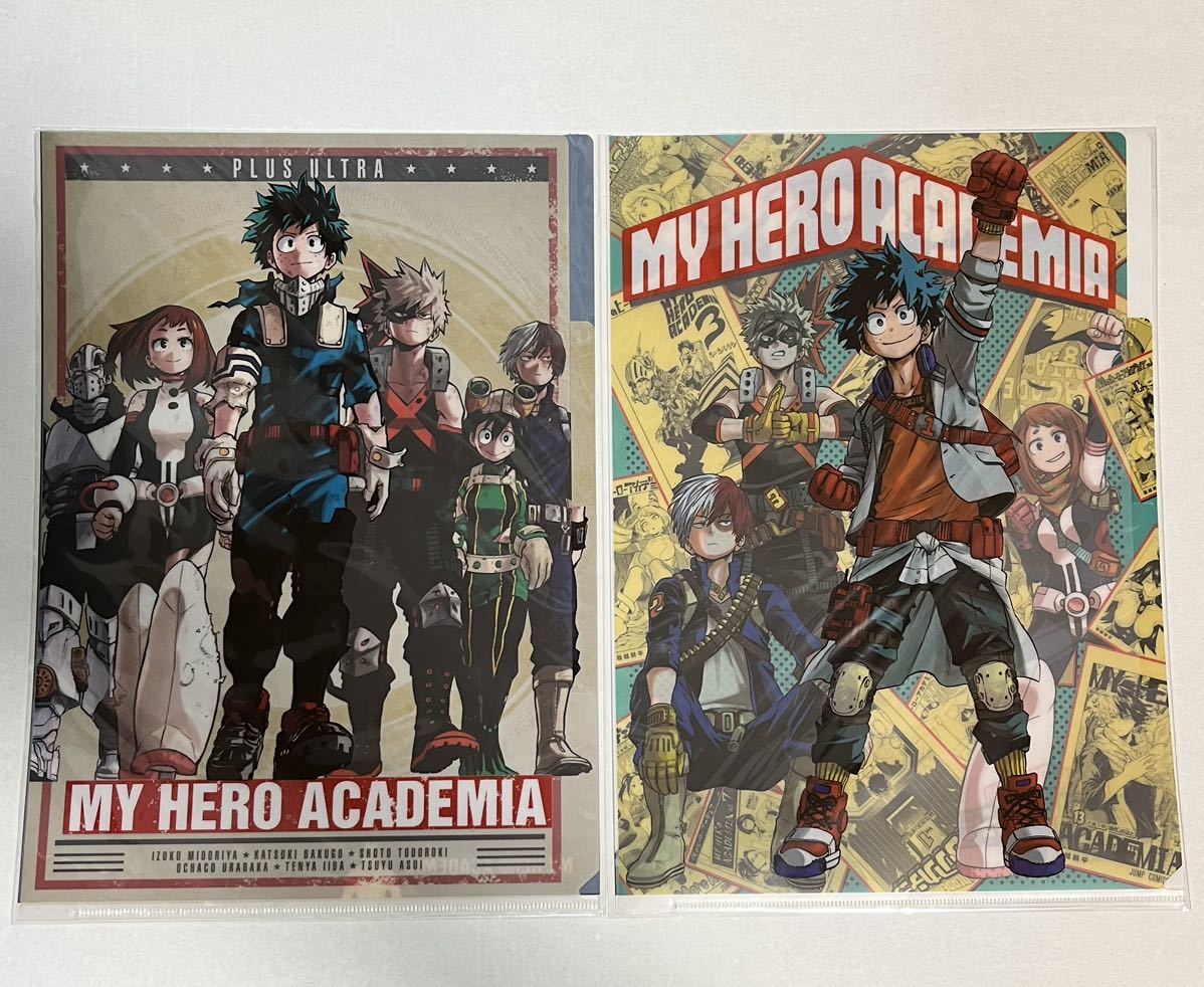 僕のヒーローアカデミア ヒロアカ 下敷き 十傑 クリアファイル 緑谷 爆