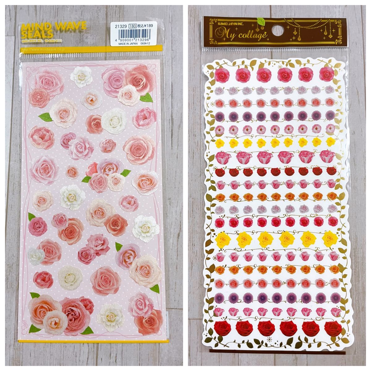 バラ売り可 まとめ売り ツルネ 紙系 ステッカー ポストカード クリア