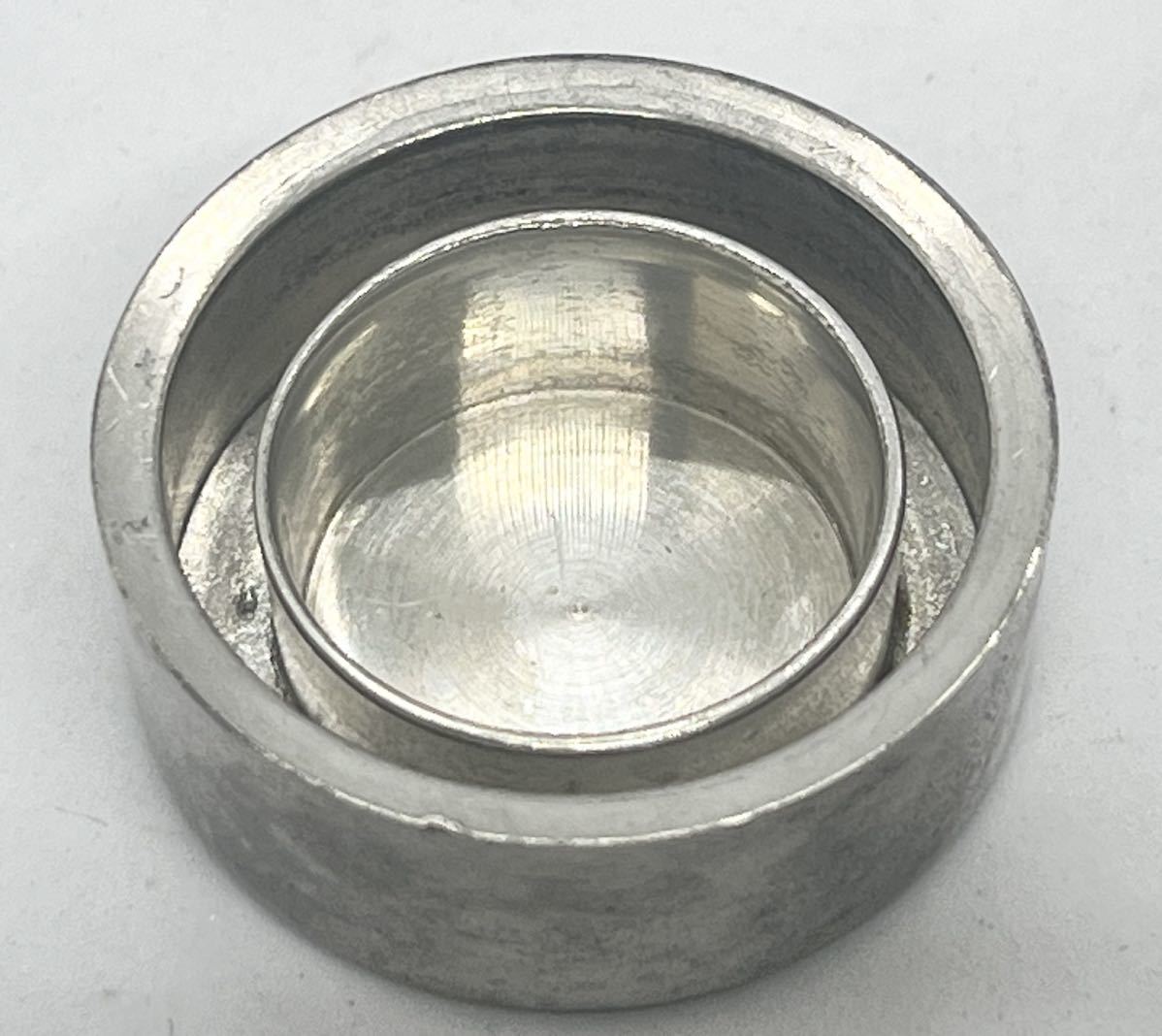 四世秦蔵六 蔵六造 倣張星栄作意 純錫四入角茶壷 純錫六角茶壷 平安