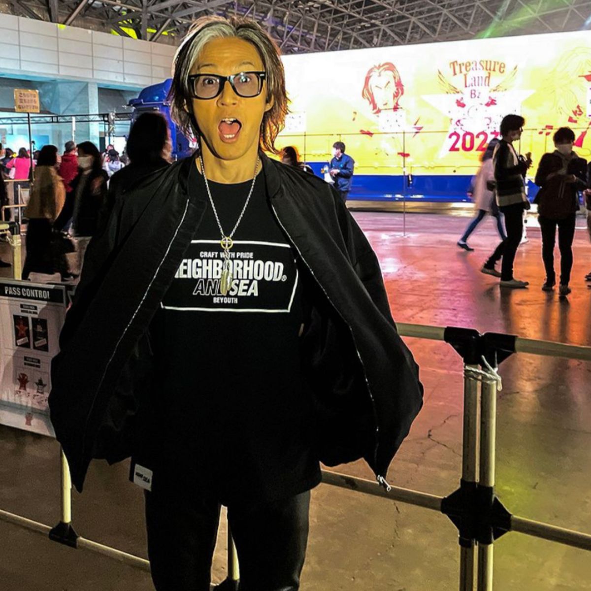 一度着用のみ NEIGHBORHOOD ネイバーフッド wind and sea Tシャツ B'z