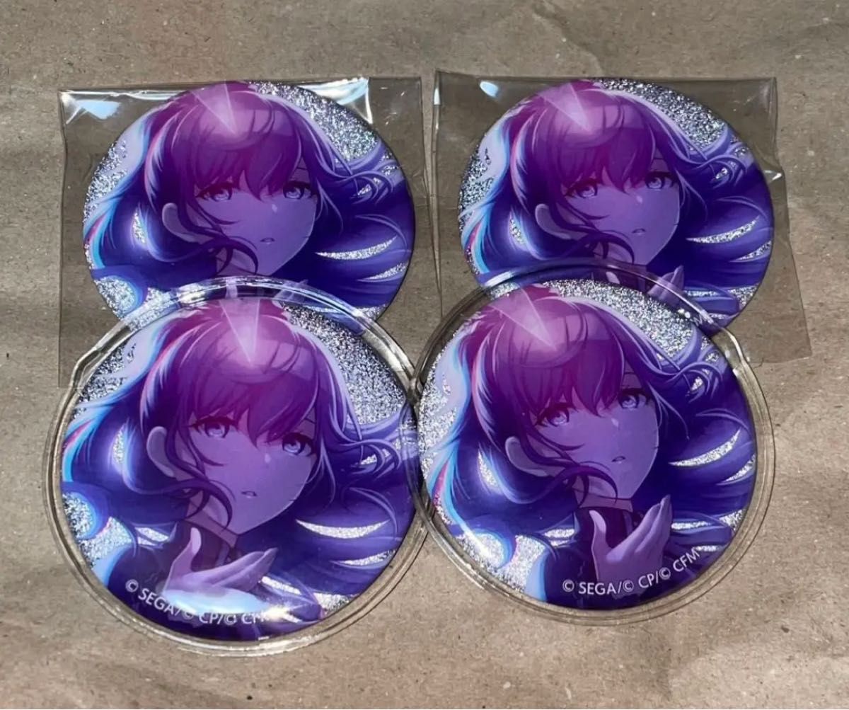 朝比奈まふゆ 缶バッジ5個 朝比奈まふゆ 5点 箔押し缶バッジ