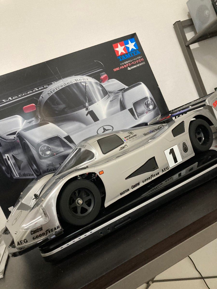 タミヤ 1990 メルセデス・ベンツ C11 再販 メカ付き未走行品 TAMIYA