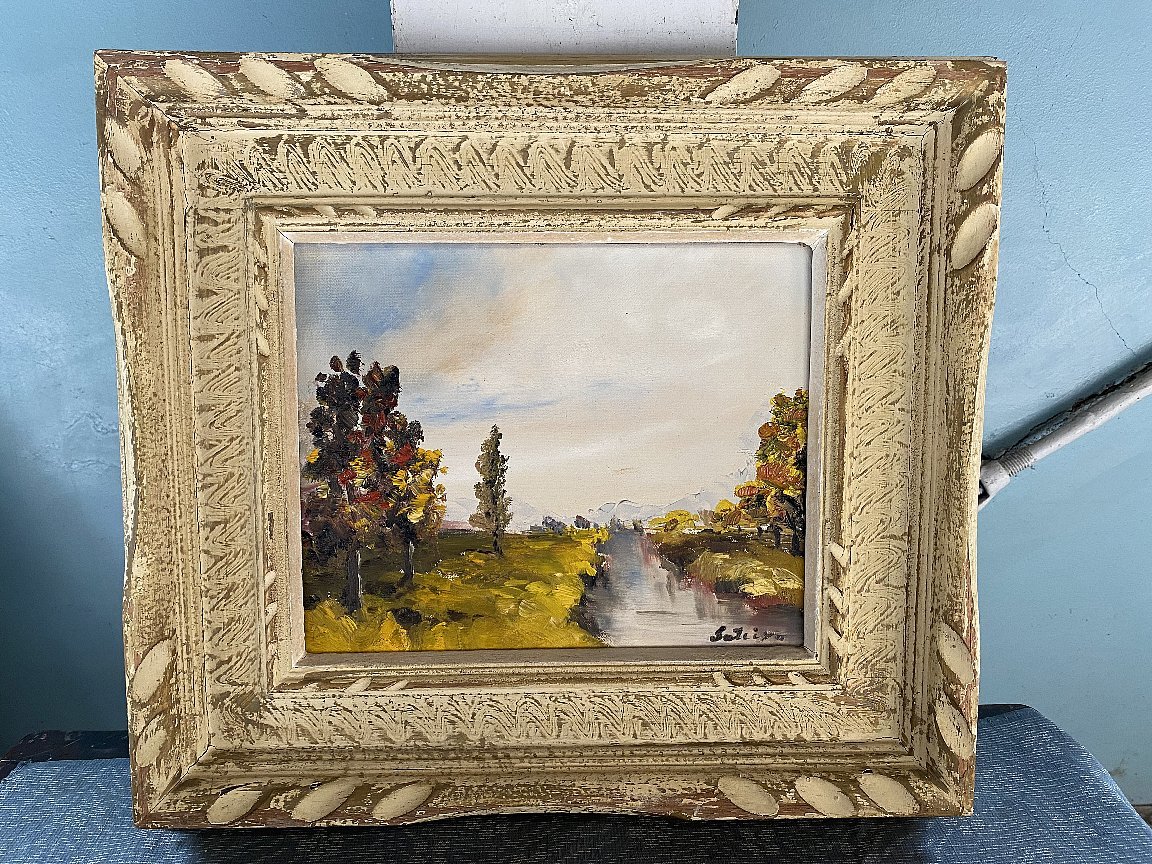 希少！最終価格！ビンテージ！荒木幸史の肉筆絵画 コスモス1991年