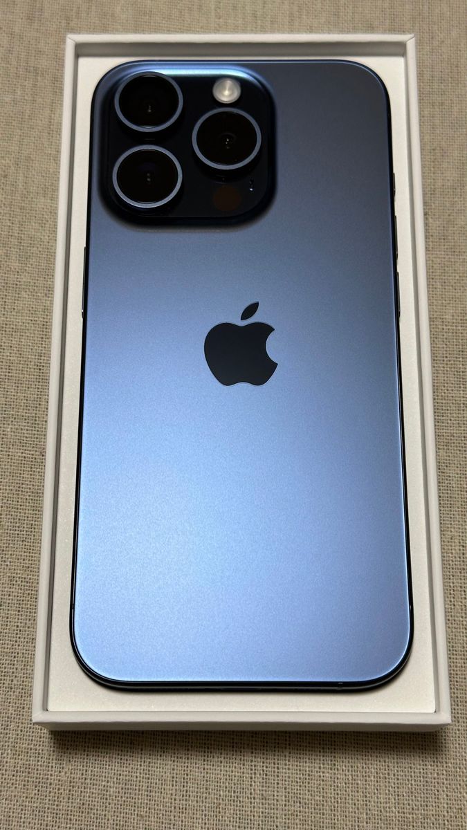 iPhone 15 Pro ブルーチタニウム 256GB 【公式通販】