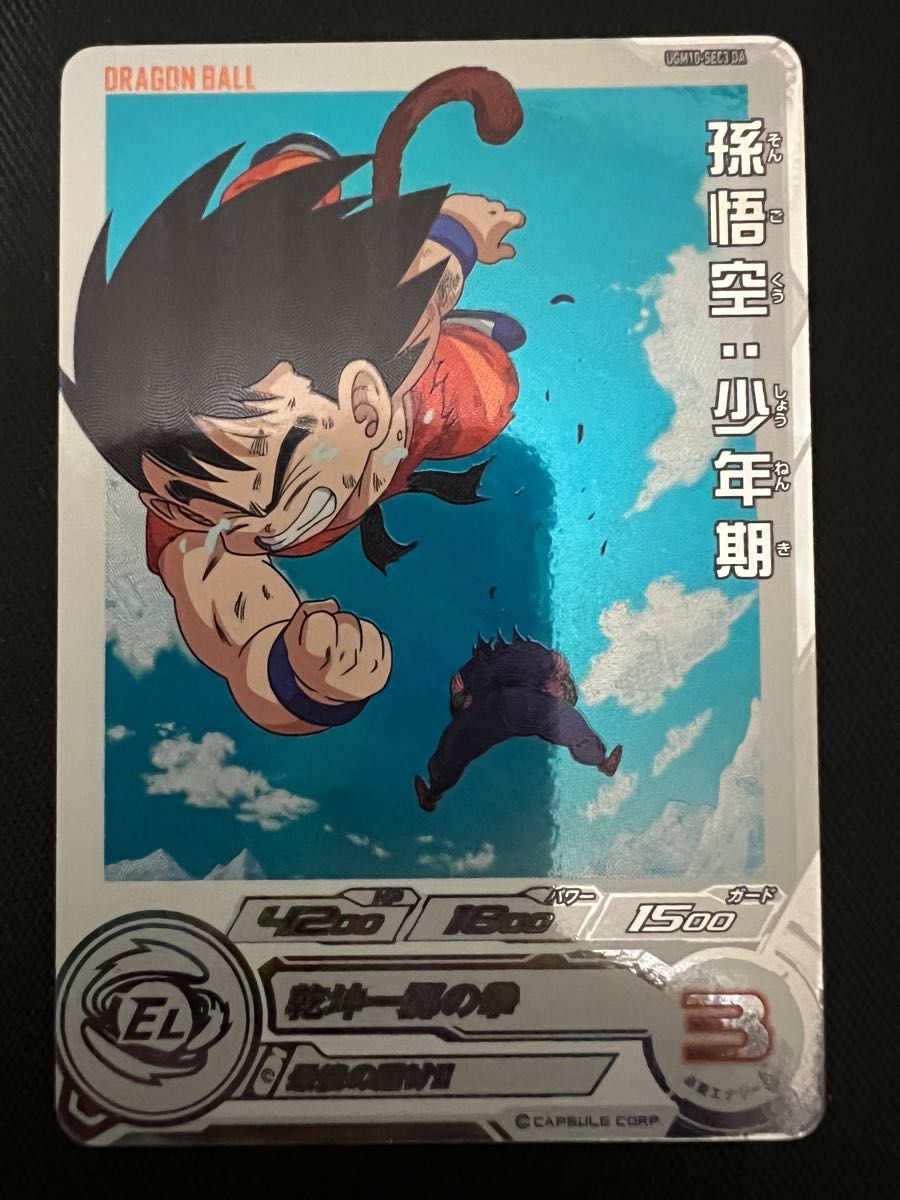 ドラゴンボールヒーローズ ugm10-sec3 DA 孫悟空少年期 psa10 PSA10