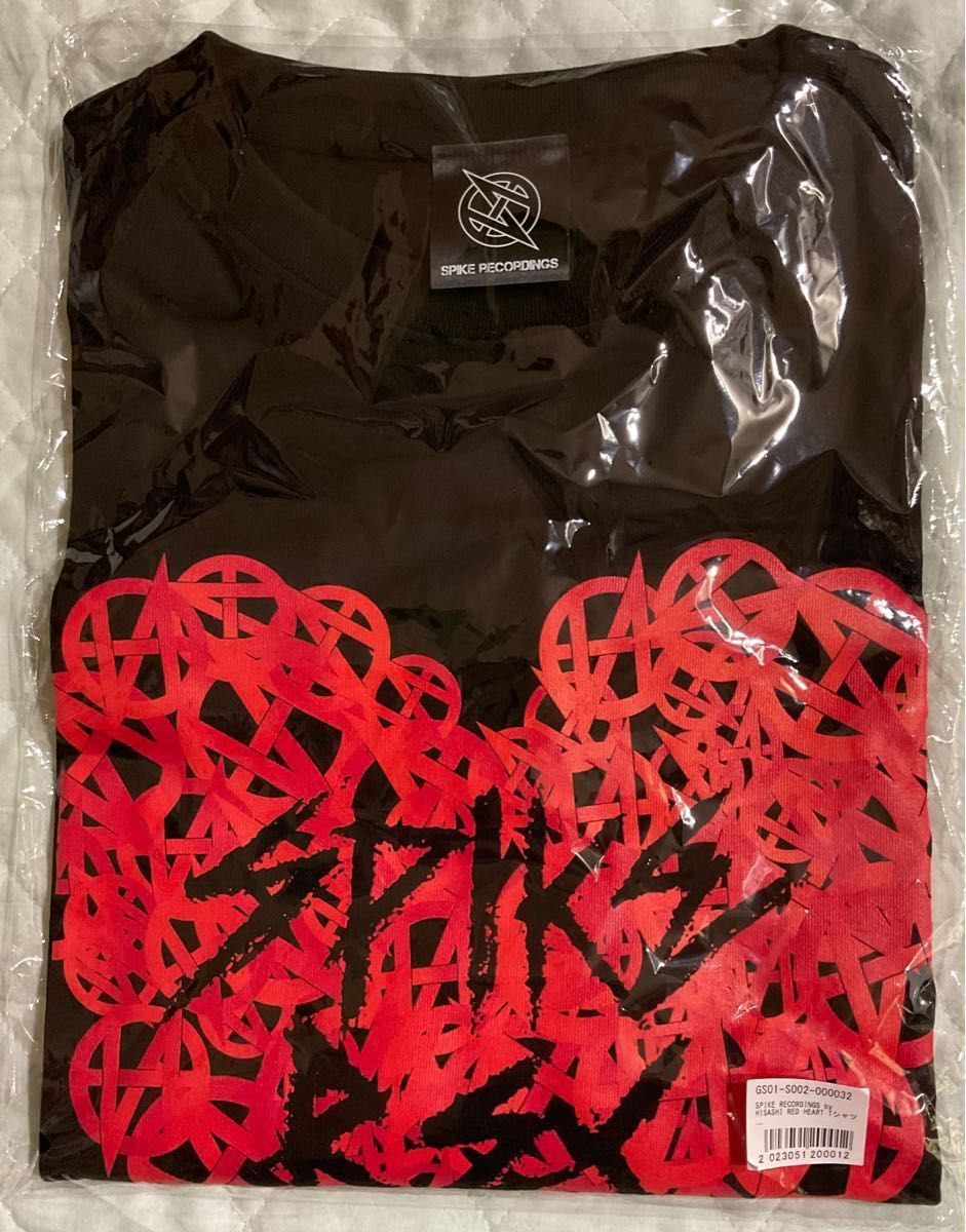 GLAY HISASHI SPIKE RECORDINGS Tシャツ RED GLAY HISASHI SPIKE