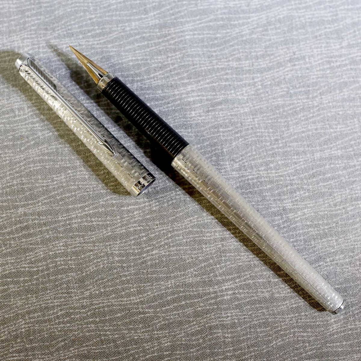 パーカー 万年筆 180 シルバーカラー 両面ニブ ニードルペン｜Yahoo