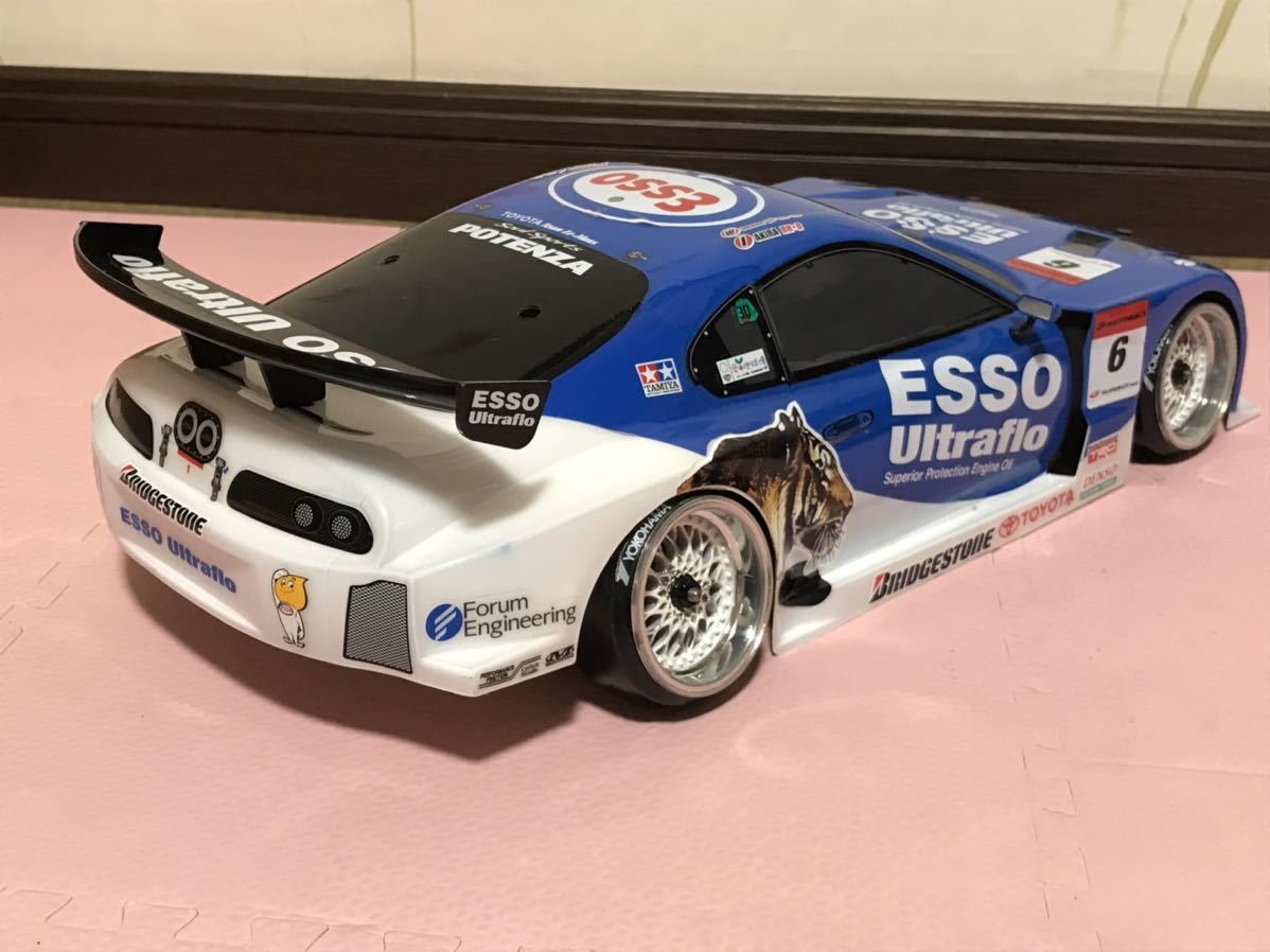 送料無料 1/10 未走行 タミヤ トヨタ スープラ GT エッソ レーシング
