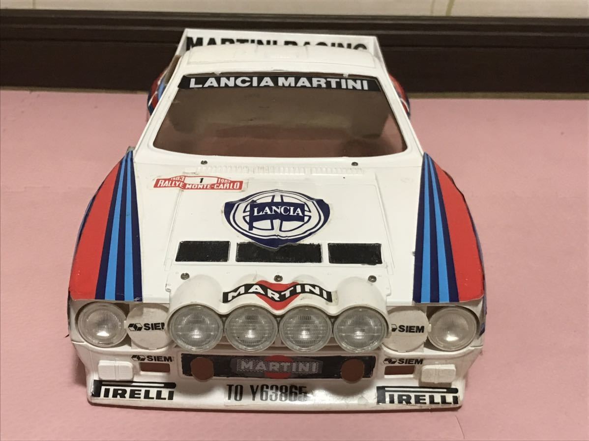 タミヤ1/10ラジコンキット ランチア037ラリー タミヤ 電動RCカー